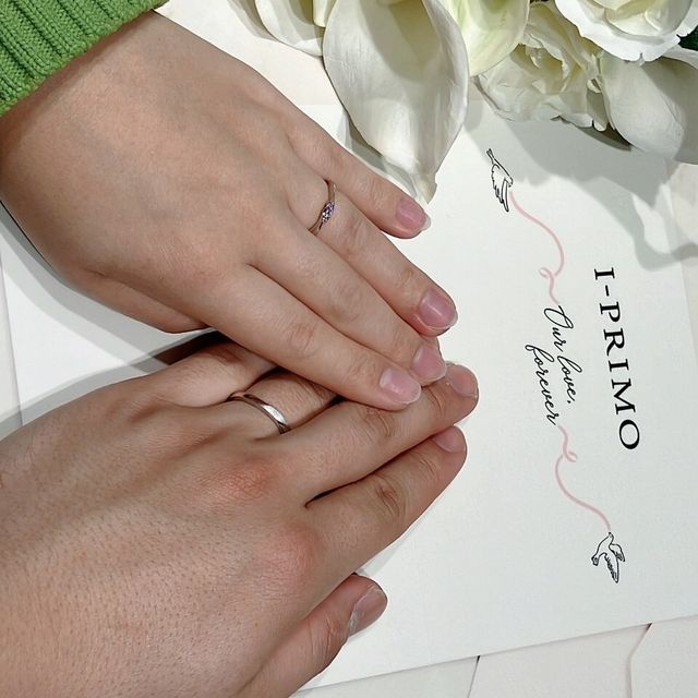 【アイプリモ(I-PRIMO)の口コミ】 ストレートタイプの指輪ではなくウェーブタイプの指輪を購入しました！結…