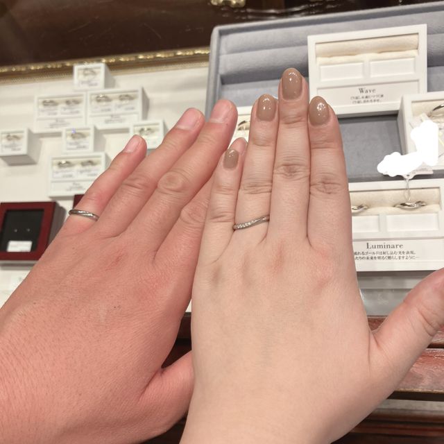 【ケイウノ ブライダル(K.UNO BRIDAL)の口コミ】 個性的なイメージのケイウノさんでしたが、元々デザインされている既製品…