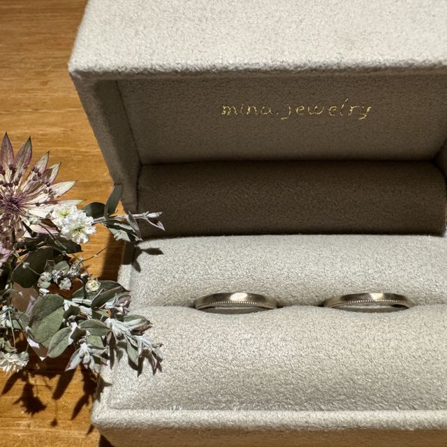 【mina.jewelry(ミナジュエリー)の口コミ】 もう全てにおいて、大満足です。魅力的で、夫婦で一目惚れをし、惹かれま…