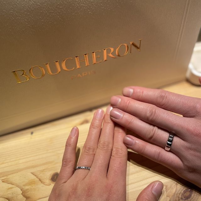 【ブシュロン(BOUCHERON)の口コミ】 指輪の太さによって同じデザインでも全く異なった印象を持つ指輪だと思い…