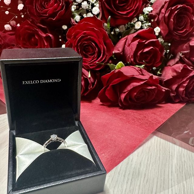 【エクセルコダイヤモンド(EXELCO DIAMOND)の口コミ】 色々なお店を見ましたが、エクセルコダイヤモンドさんのダイヤのカッティ…