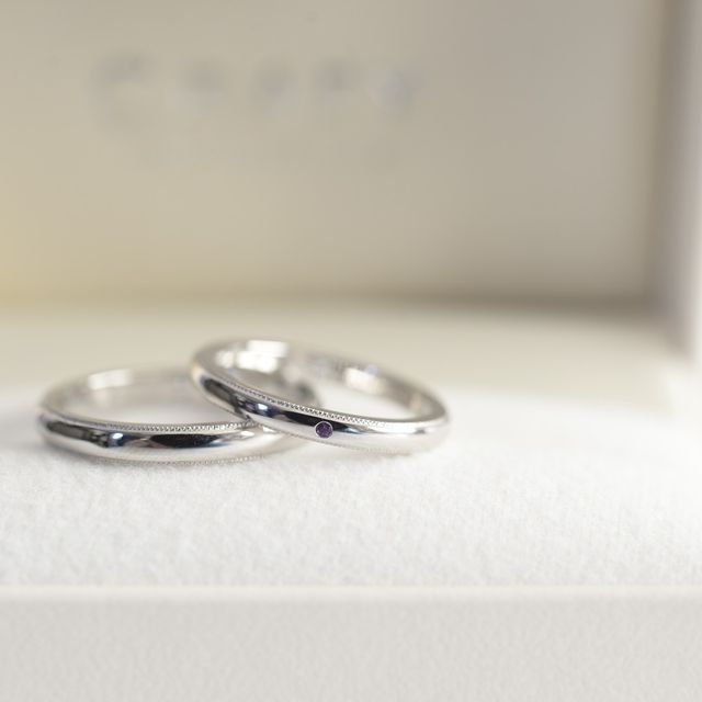 【CRAFY(クラフィ)の口コミ】 指輪のデザインの加工（鏡面とその他など）が充実しており、素材もカラー…