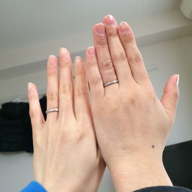 【vielle bijou SOPHIA(ヴィエールビジュソフィア)の口コミ】 主人のこだわりでツヤ消しタイプを探していましたが、星モチーフがとても…