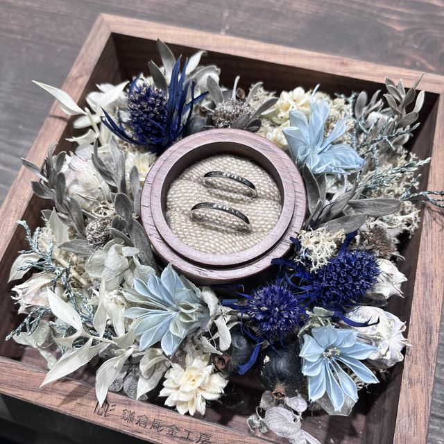 【鎌倉彫金工房の口コミ】 シンプルめなものを選びましたが、一生物なのでしっかり磨き上げました。2…