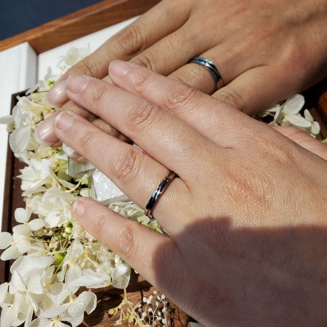 【SORA(ソラ)の口コミ】 SORAのモンスーンという指輪はラインがふたつあるデザインでそのラインの…