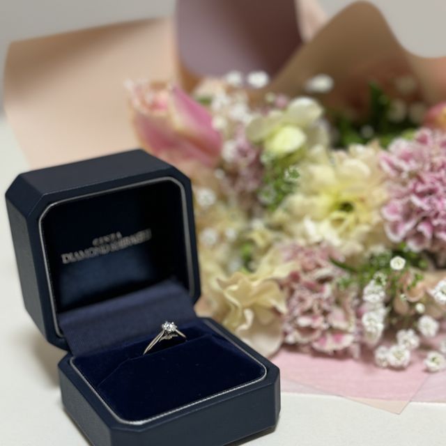 【銀座ダイヤモンドシライシの口コミ】 シンプルだけど、可愛いさや華奢な感じもありながら派手さはなく、まさに…