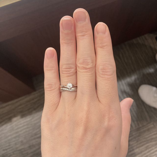 【ギンザタナカブライダル(GINZA TANAKA BRIDAL)の口コミ】 結婚指輪の条件は「婚約指輪(他社製)との組合せが良いこと」「デザインは…