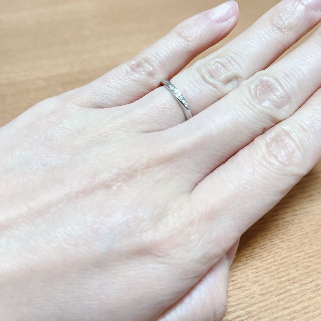 【4℃ BRIDAL(ヨンドシーブライダル)の口コミ】 自分がイメージしていた指輪とは別の指輪を購入しました。実際にお店に行…