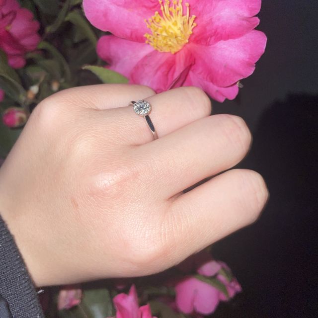 【銀座ダイヤモンドシライシの口コミ】 20万前後です。
お店にはいろんな種類の指輪があってとても選びきれない！…