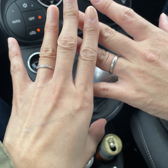 【COEUR D'OR(クゥドール)の口コミ】 リングが指の形になっているので、着けているのを忘れるほど馴染みが良い…
