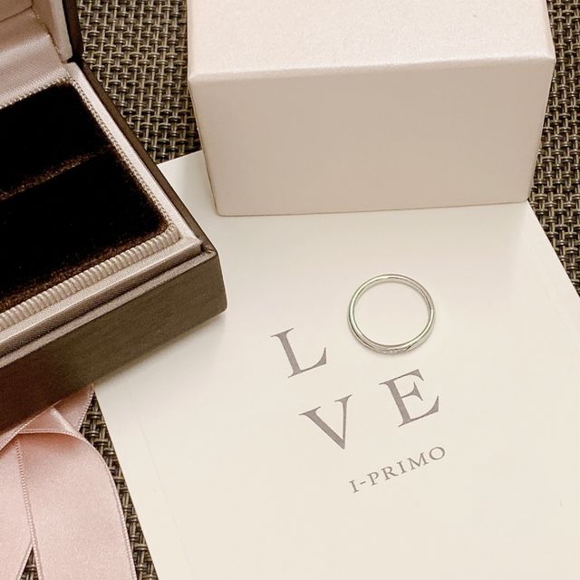 【アイプリモ(I-PRIMO)の口コミ】 自分で選んだわけではなく、プロポーズのときにサプライズで用意してくれ…