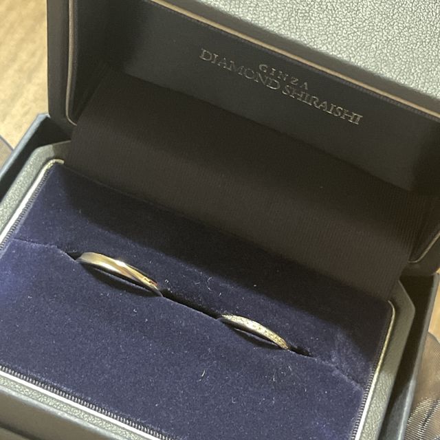 【銀座ダイヤモンドシライシの口コミ】 ダイヤモンドがたくさん使われているデザインが他にはなかったです！何店…
