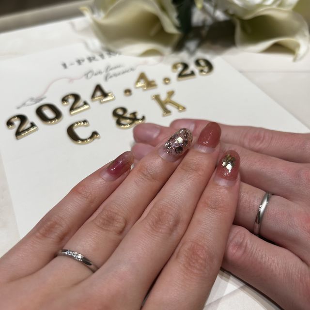 【アイプリモ(I-PRIMO)の口コミ】 ケイローンのペア。2つを並べると斜めのデザインが繋がり、弓矢をイメージ…