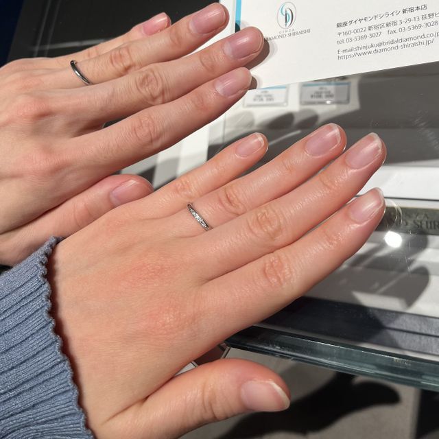 【銀座ダイヤモンドシライシの口コミ】 デザイン：シンプルなデザインのものを探していたのでイメージと合致した…