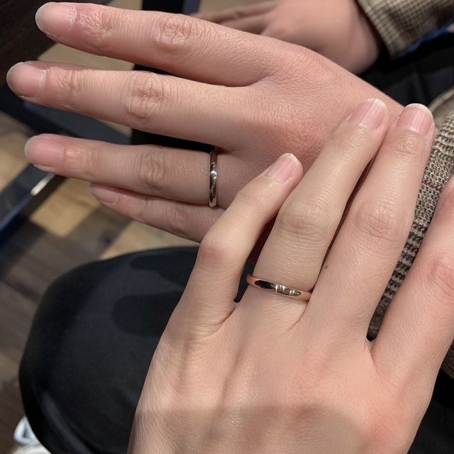 【鎌倉彫金工房の口コミ】 素材、デザイン、幅、表面仕上げを選択できるので、手作りながらかなり自…