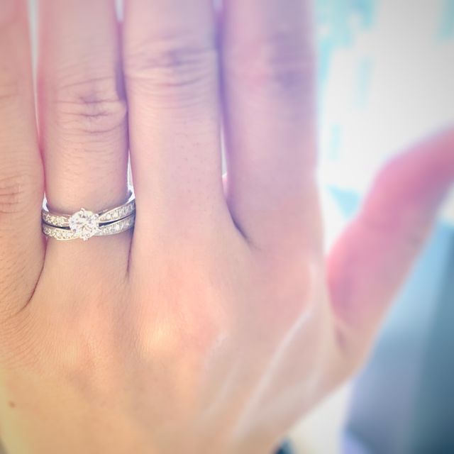 【ギンザタナカブライダル(GINZA TANAKA BRIDAL)の口コミ】 結婚後の特別なオケージョンでは、重ね着けを楽しみたい、という思いがあ…