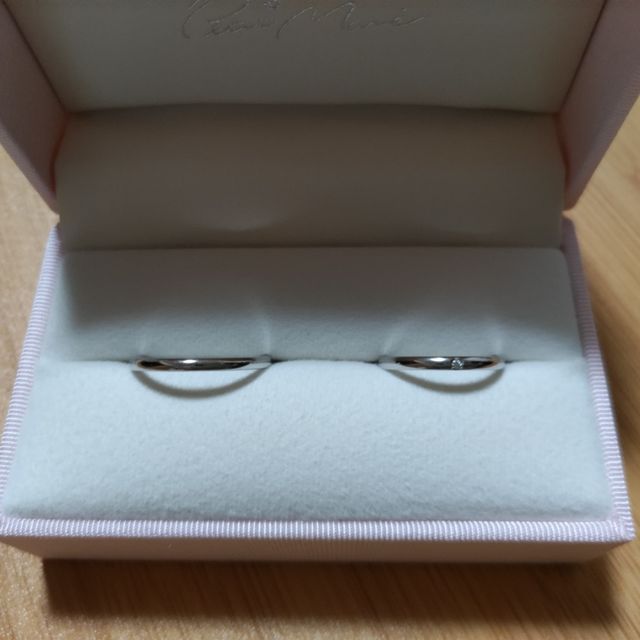 【Petit Marie(プチマリエ)の口コミ】 お店に行く前にホームページで、様々なタイプの指輪を候補として挙げてか…