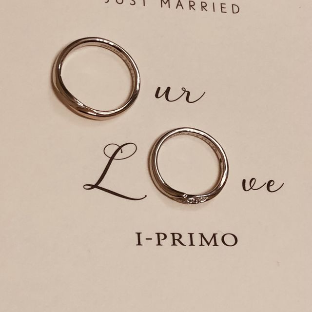 【アイプリモ(I-PRIMO)の口コミ】 オンラインで見た際に2人で一目惚れしてしまいました。実際に店舗へいって…