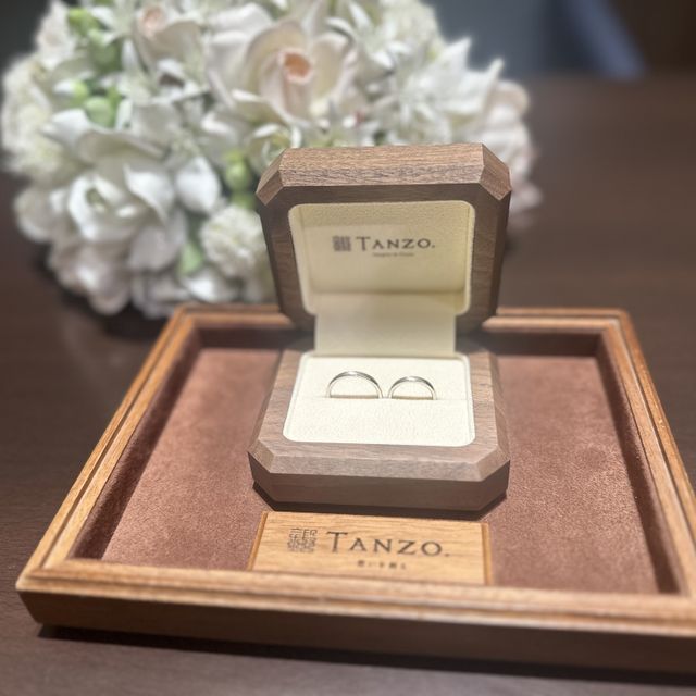 【TANZO.(鍛造指輪)の口コミ】 数多いデザインの中から自分達の好きなデザインを作り上げられることで、…