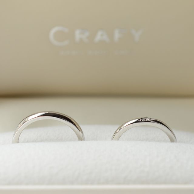【CRAFY(クラフィ)の口コミ】 指輪の厚みや素材、形など細かい所をこだわって世界に一つだけの自分の指…
