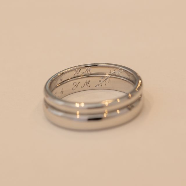 【ジュエリー工房 YAMAMOTOの口コミ】 幅など、長く着けていて違和感ないように相談に乗っていただいて、決定で…