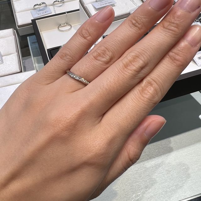 【銀座ダイヤモンドシライシの口コミ】 キャンペーンでセール中でもあったため、結婚前ですが、先に購入しました…
