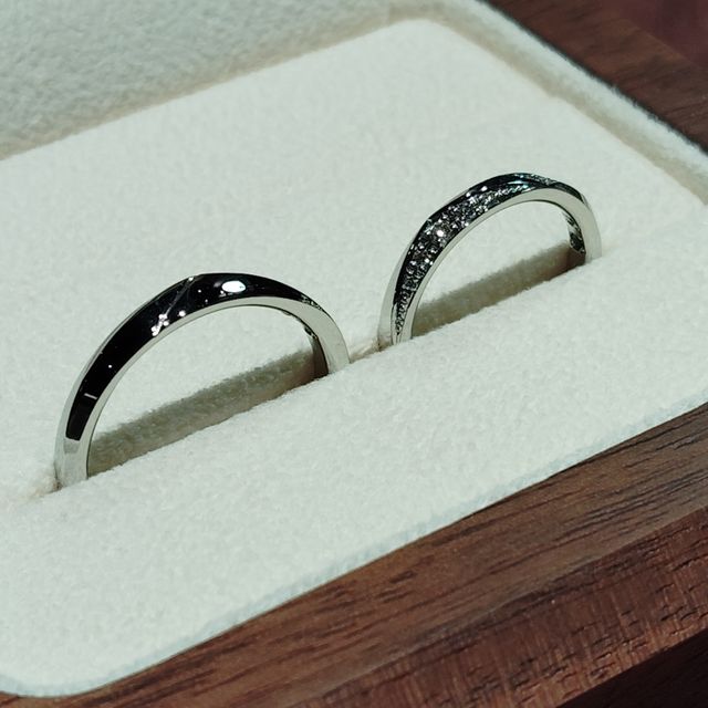 【TANZO.(鍛造指輪)の口コミ】 ご担当頂いたプランナーさんとじっくり相談させて頂きながらデザインしま…