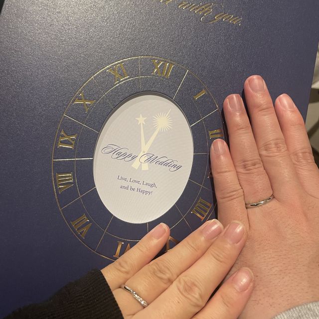 【銀座ダイヤモンドシライシの口コミ】 指輪のデザインをインスタで拝見し一目で気にいりました。指の関節、指も…