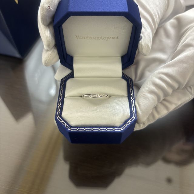 【ヴァンドーム青山(VENDOME AOYAMA)の口コミ】 指馴染みがよくデザインも素敵です。主張しすぎず、でも地味じゃない程よ…