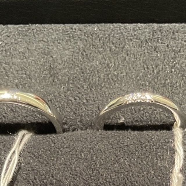 【ティファニー(Tiffany & Co.)の口コミ】 シンプルなデザインでありながら、ダイヤが3つ中央に付いている点が気に入…