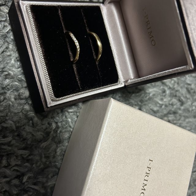 【アイプリモ(I-PRIMO)の口コミ】 ゴールド系が好きな方には、おすすめです！この指輪には、男性と女性共に…