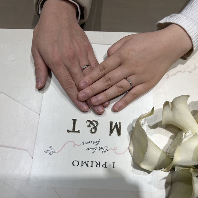 【アイプリモ(I-PRIMO)の口コミ】 指輪のデザインが良かったです。アーケロンという二つの指輪を合わせると…