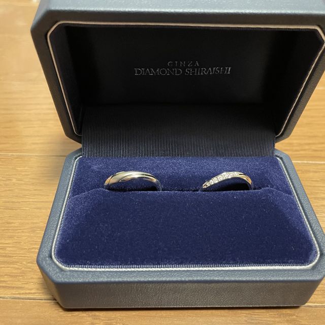 【銀座ダイヤモンドシライシの口コミ】 シンプルかつ上品な飽きの来ないデザインがとても素敵で、着け心地も良い…