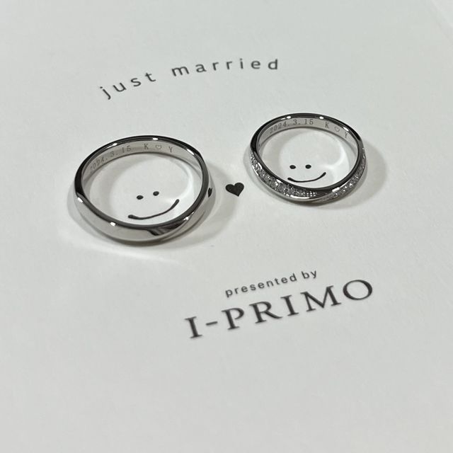 【アイプリモ(I-PRIMO)の口コミ】 シンプルなデザインから凝ったデザイン色々な種類のリングがあり、飽きな…