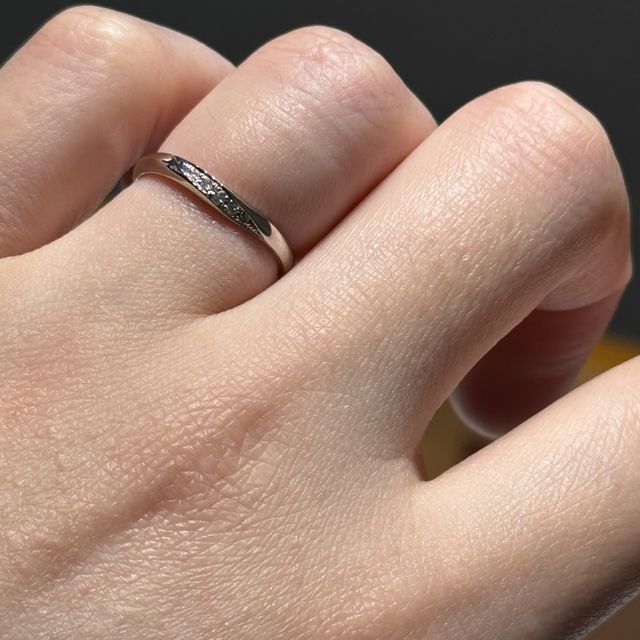 【銀座ダイヤモンドシライシの口コミ】 指輪を探す中で内甲丸というのがあることを知り、着け心地を比べたところ…
