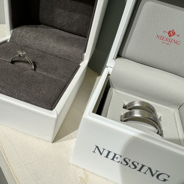 【NIESSING(ニーシング)の口コミ】 指輪のサイズが0.5刻みでサイズ選びには困らないので、自分に合った指輪を…