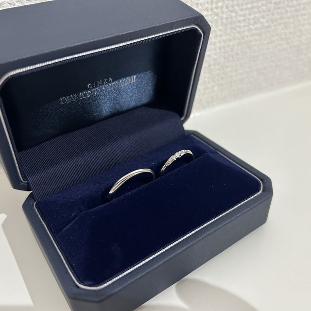 【銀座ダイヤモンドシライシの口コミ】 数ある指輪の中から納得のいくものを選ぶことができました。ダイヤモンド…