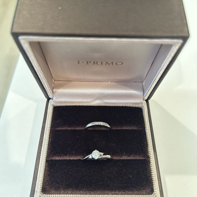 【アイプリモ(I-PRIMO)の口コミ】 婚約指輪については石と下の指輪をそれぞれ選んで加工してもらってから納…