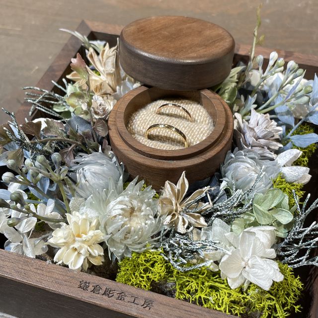 【鎌倉彫金工房の口コミ】 私たちはシンプルなデザインで作りましたが、他にもデザインが豊富にあり…