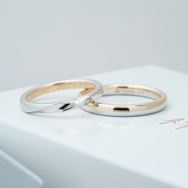 【THREE TREES(スリーツリーズ)の口コミ】 指輪のデザインは、自由にカスタマイズできます！
プラチナとゴールドが気…