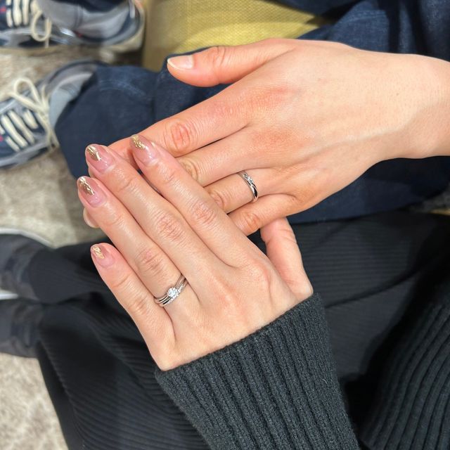 【BRILLIANCE+(ブリリアンスプラス)の口コミ】 シンプルな指輪を探していたが、ブリリアンスプラスはシンプルなデザイン…