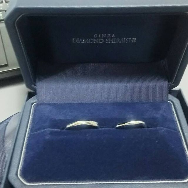 【銀座ダイヤモンドシライシの口コミ】 あまり目立たないように、細いもの、かつ常時はめているため、付け心地の…