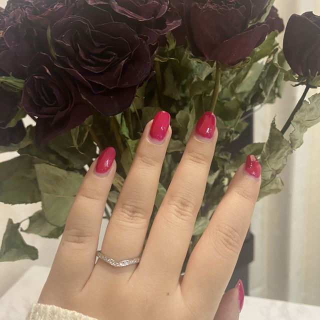 【TRECENTI(トレセンテ)の口コミ】 ハーフエタニティにすることは決めていましが、思った以上にキラキラで気…