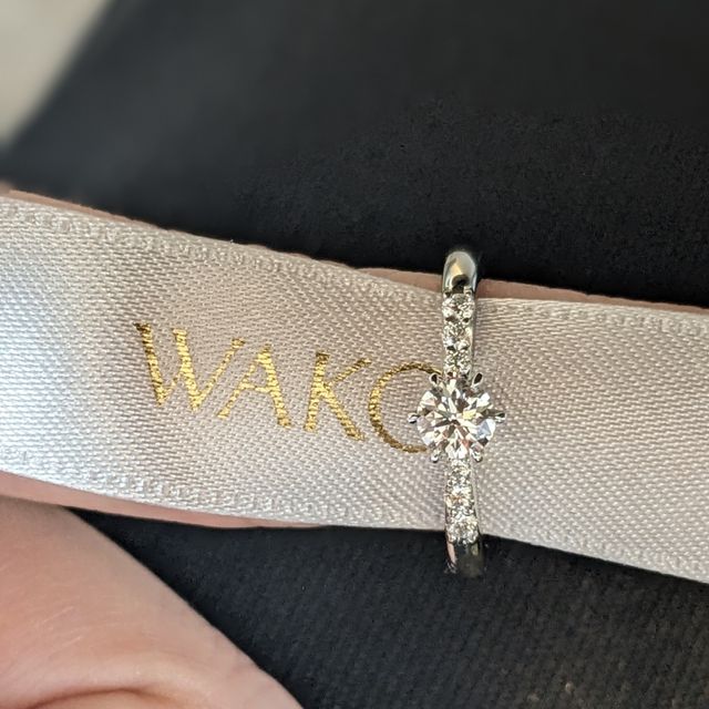 【和光ブライダルブティックギンザの口コミ】 他のお店には伺ってないので、差別化はできませんがつけやすさです。和光…