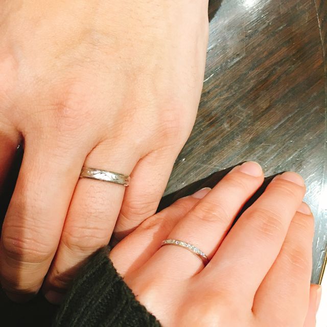 【GALA JEWELRY(ガラジュエリー)の口コミ】 満足するまで、いくつも試着させて頂き、気にいるリングを探せました。価…