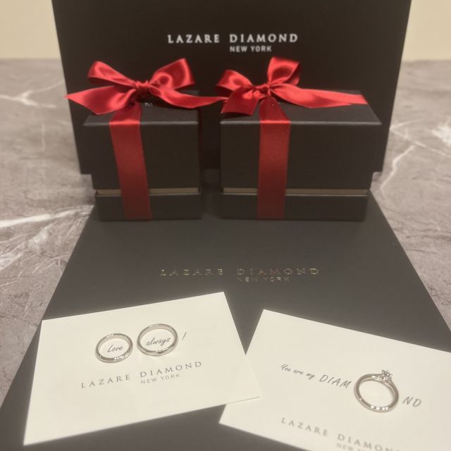 【ラザール ダイヤモンド(LAZARE DIAMOND)の口コミ】 ダイヤモンドの輝きがほんとに綺麗でした！
お店がリニューアルして個室で…