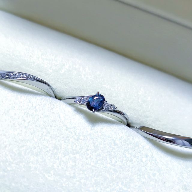 【ケイウノ ブライダル(K.UNO BRIDAL)の口コミ】 婚約指輪は高価なものというイメージが強いものから、オーダーとなるとネ…