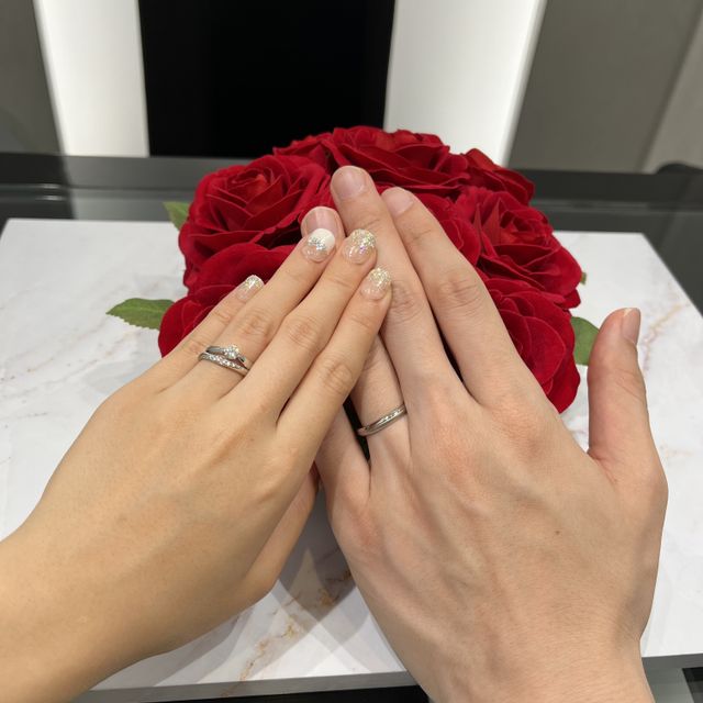 【ラザール ダイヤモンド(LAZARE DIAMOND)の口コミ】 たくさんの種類があるので夫とセットの形ではなく、長くつけられるように…