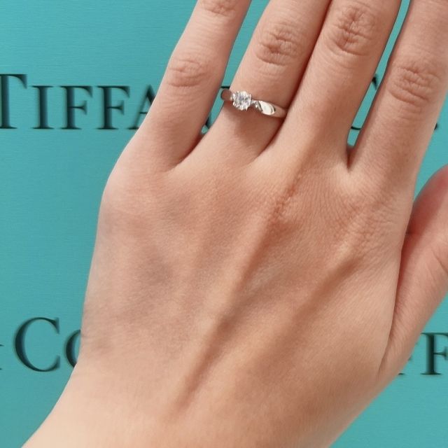 【ティファニー(Tiffany & Co.)の口コミ】 ティファニー ハーモニー ラウンド ブリリアント エンゲージメント リング…