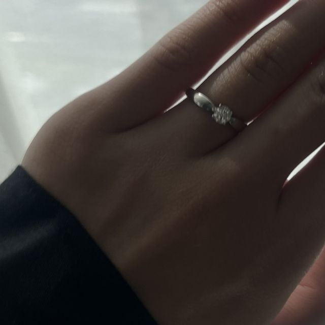 【ティファニー(Tiffany & Co.)の口コミ】 ティファニー ハーモニー ラウンド ブリリアント エンゲージメント リング…